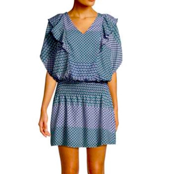 New PARKER Luisa Geometric-print Dress - Picture 7 of 16